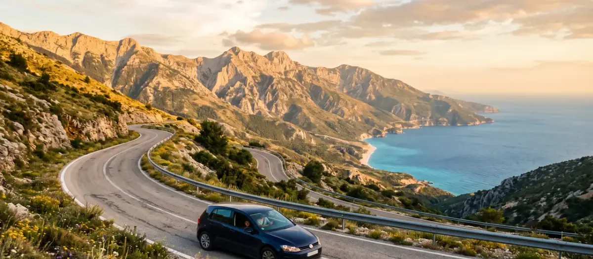 Driving in Albania