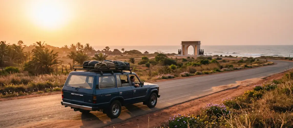 Driving in Benin