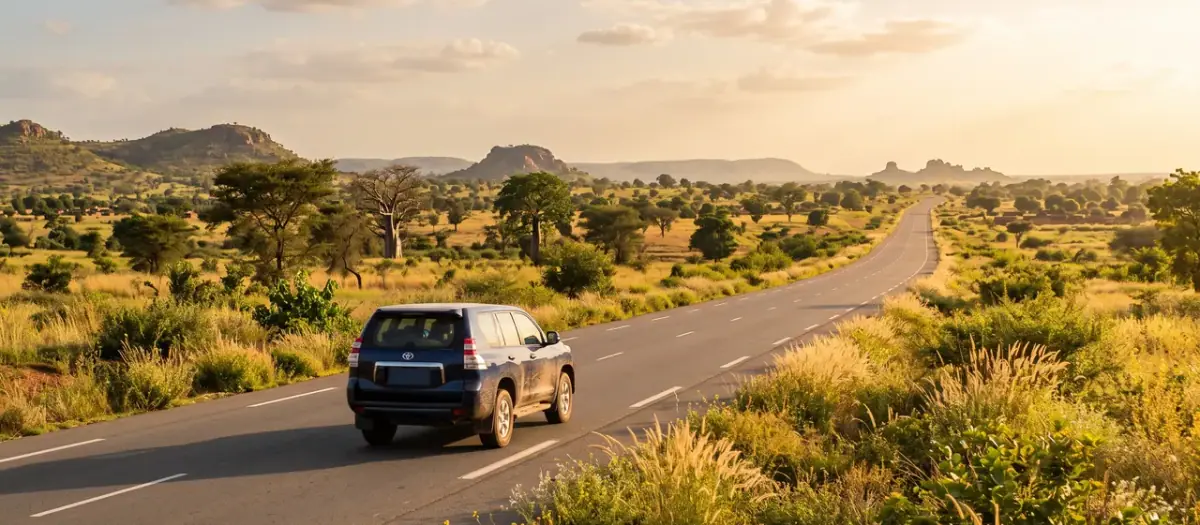 Driving in Burkina Faso