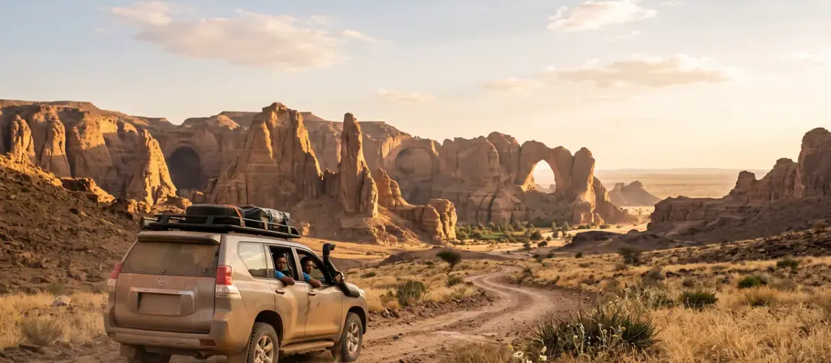 Driving in Chad