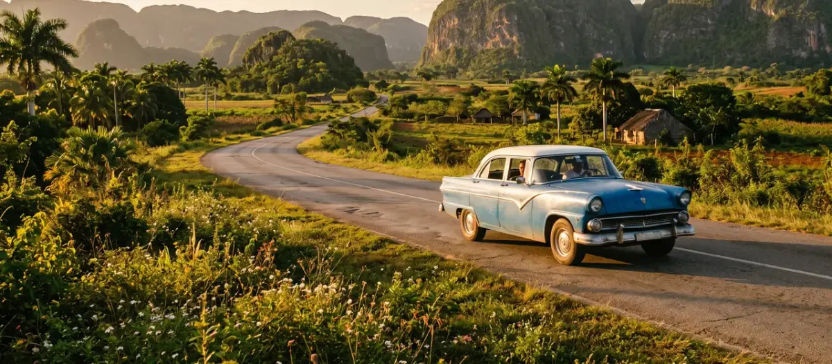 Driving in Cuba