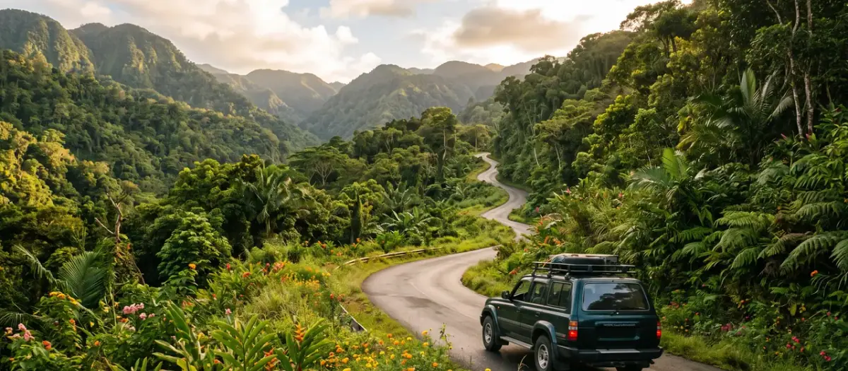 Driving in Dominica