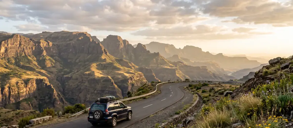 Driving in Ethiopia