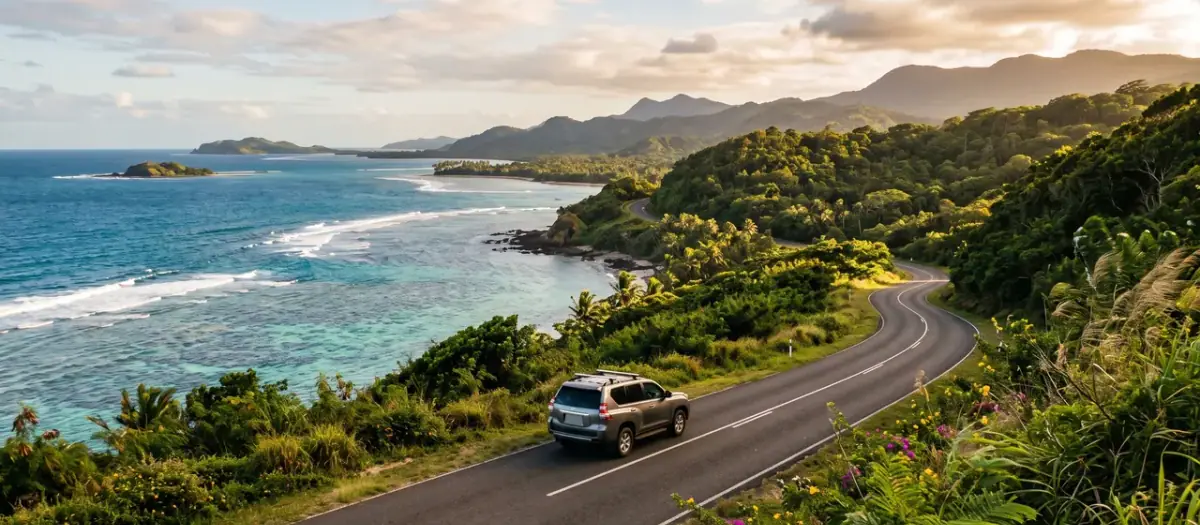 Driving in Fiji