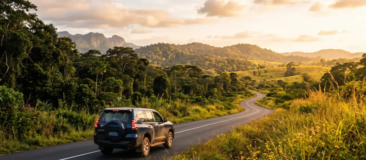 Driving in Gabon