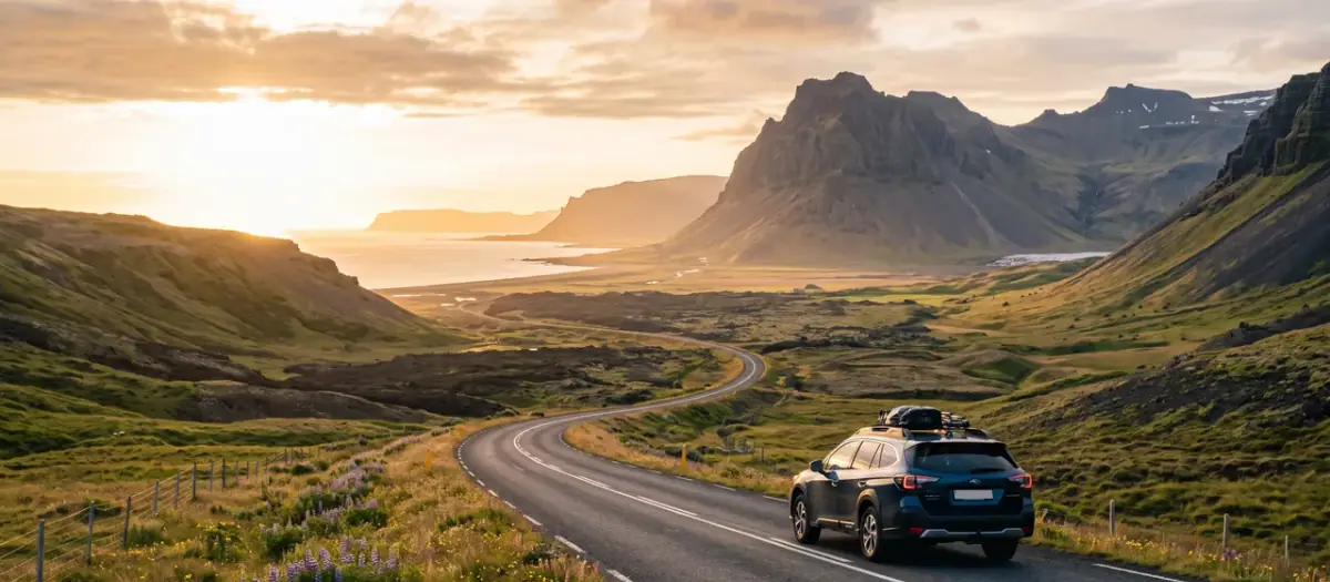 Driving in Iceland