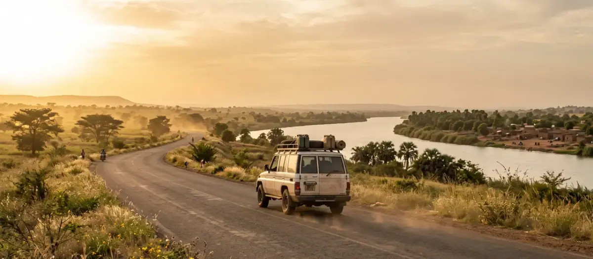 Driving in Mali