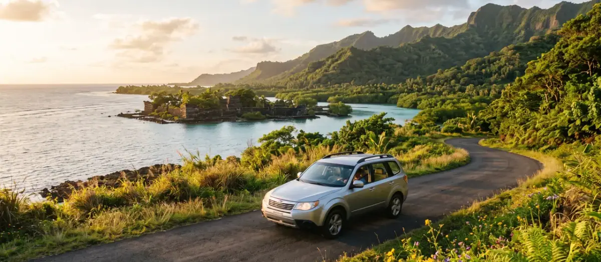 Driving in Micronesia