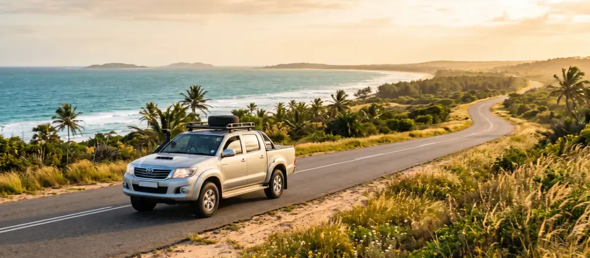 Driving in Mozambique