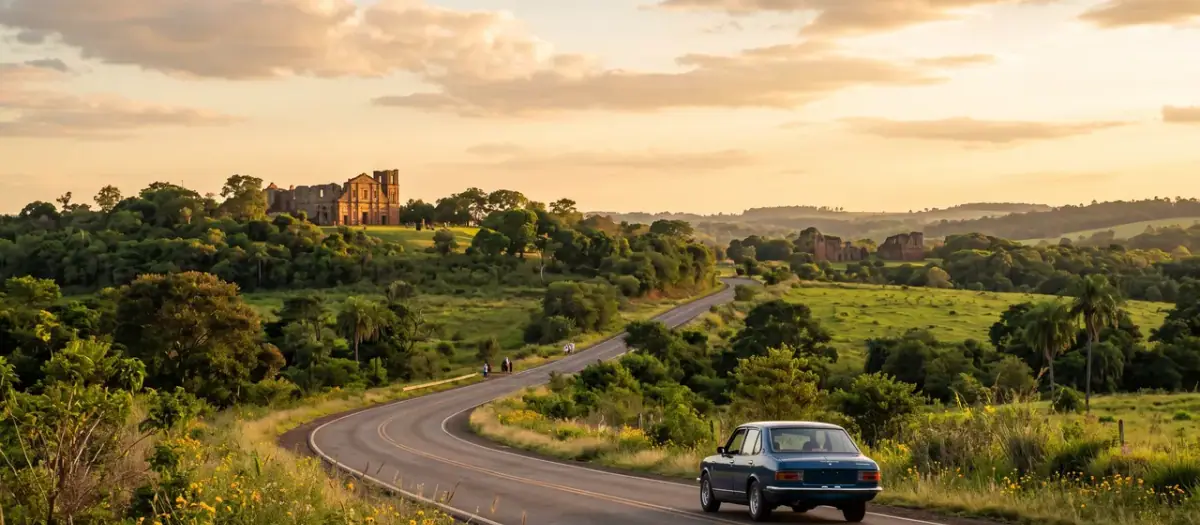 Driving in Paraguay