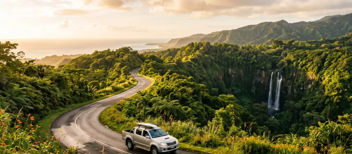 Driving in Samoa