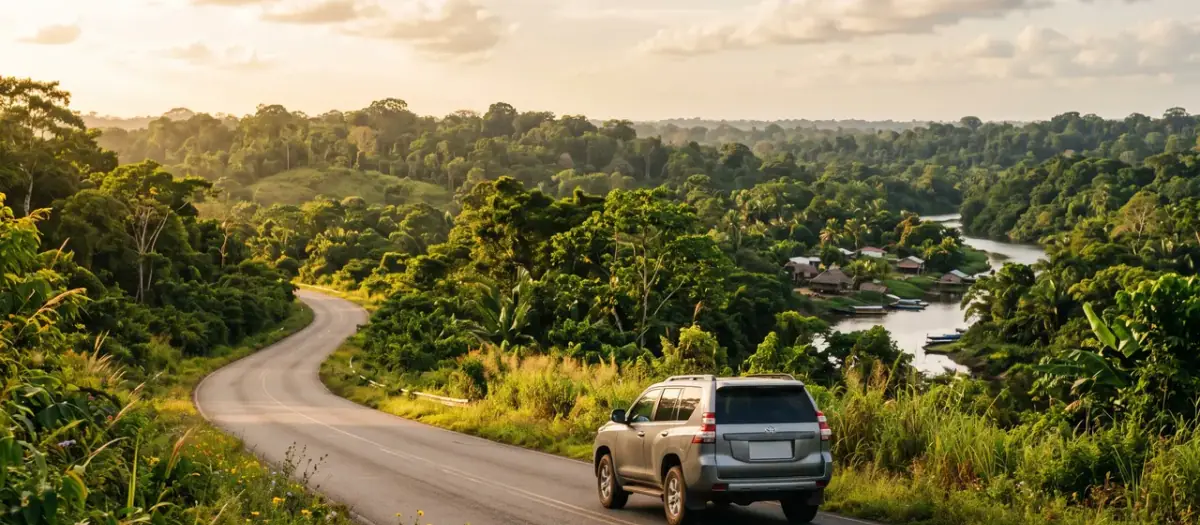 Driving in Suriname
