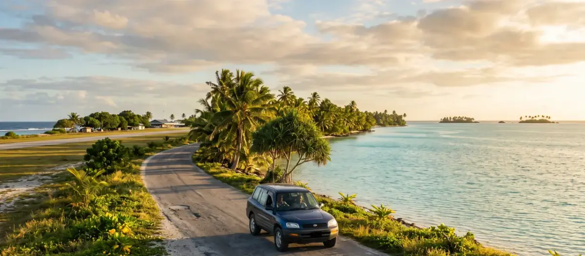 Driving in Tuvalu