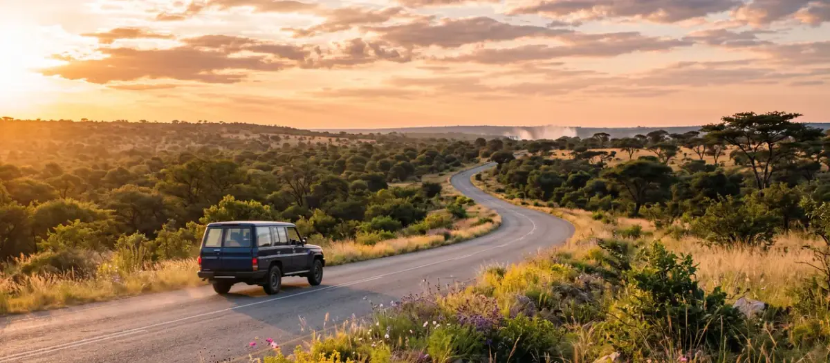 Driving in Zambia